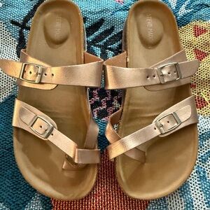 Steve Madden Rose Gold Sandals